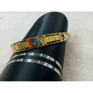 22k Gents Fancy Om Bracelet G-11254