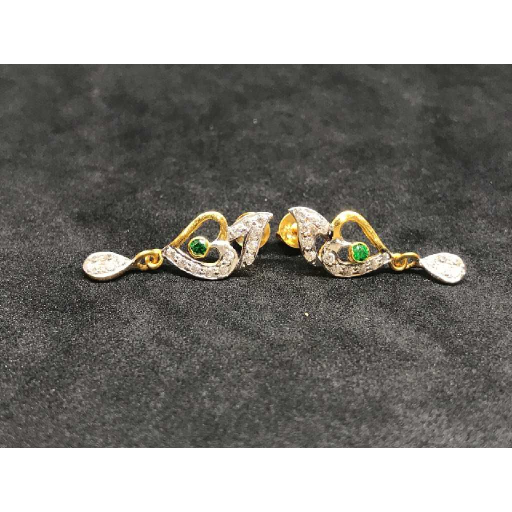 22k Ladies Exclusive Fancy Earring E-61048