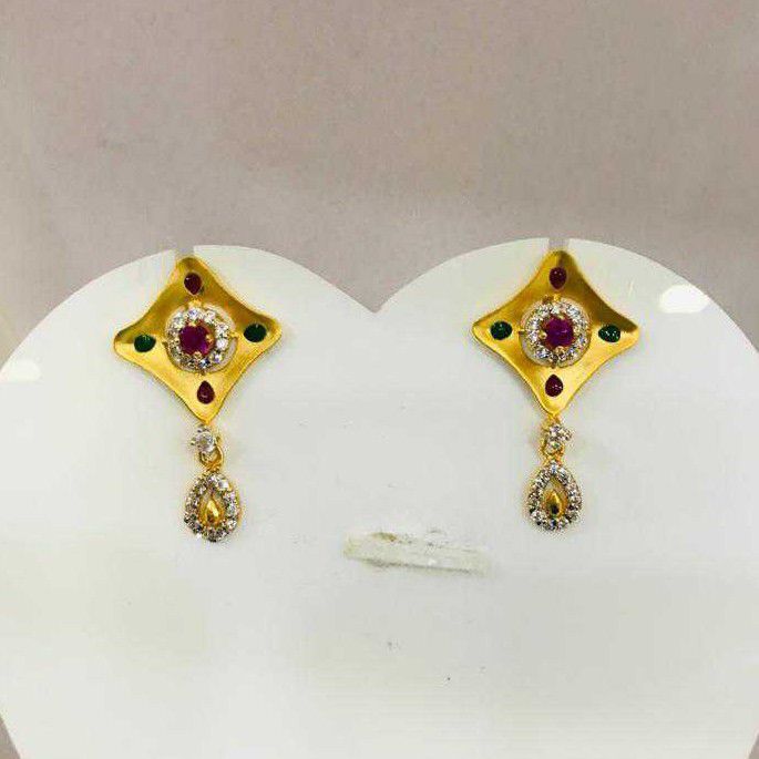 916 ladies exclusive fancy pendant set p-39518 - Image 2