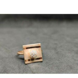 18k Ladies Exclusive Rose Gold Ring R-23027