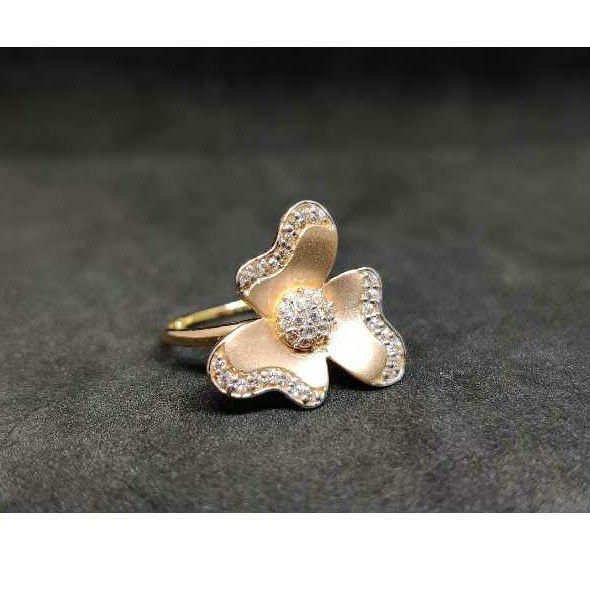 18k Ladies Fancy Rose Gold Ring R-23026
