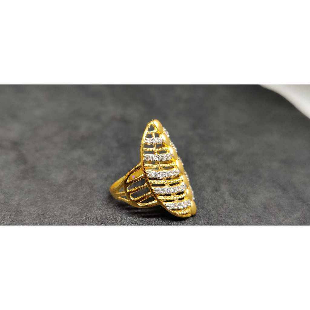 916 Ladies Fancy Gold Ring Lr-17081 - Image 2