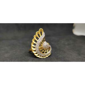 916 Ladies Designer Long Fancy Gold Ring Lr-17080