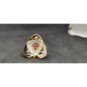 22Kt Exclusive Long Outdoor Fancy Ladies Ring Lr-17078