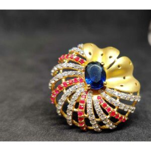 916 Ladies Fancy Gold Ring Lr-17077