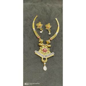 916 Designer Ladies Fancy Necklace Set - 56072