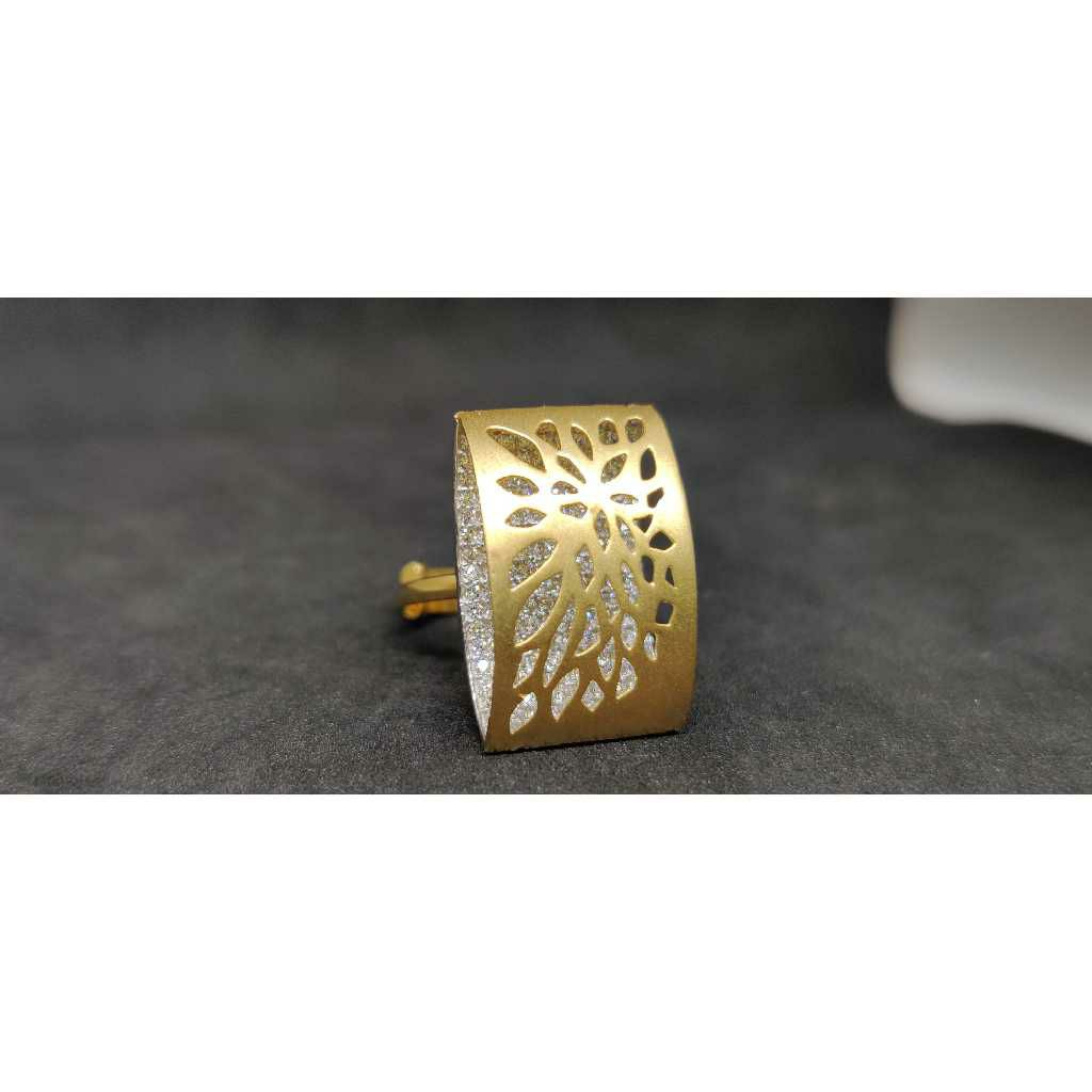 18k Ladies Fancy Gold Ring Lr-24024