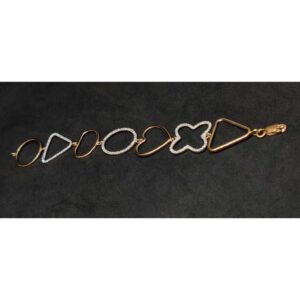 18K Exclusive Ladies Fancy Rose Gold Kada K-50025