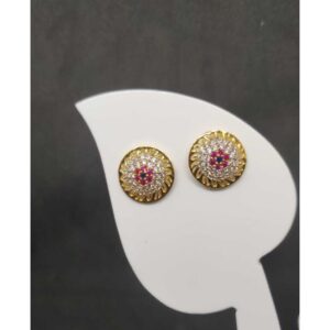 22k ladies round earring