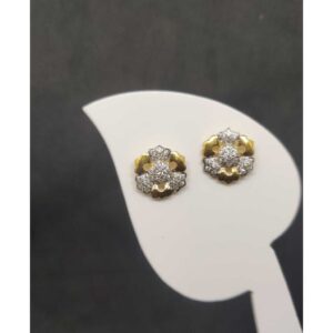 22k ladies round earring
