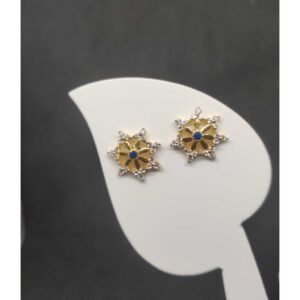 22k ladies round earring