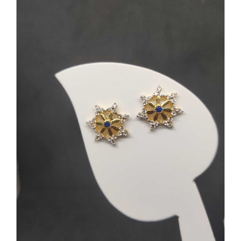 22k ladies round earring