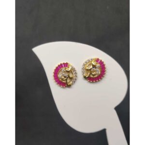 22k ladies round earring