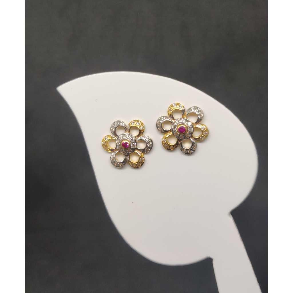 22k ladies round earring