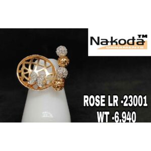 18K Ladies Rose Gold Fancy Ring