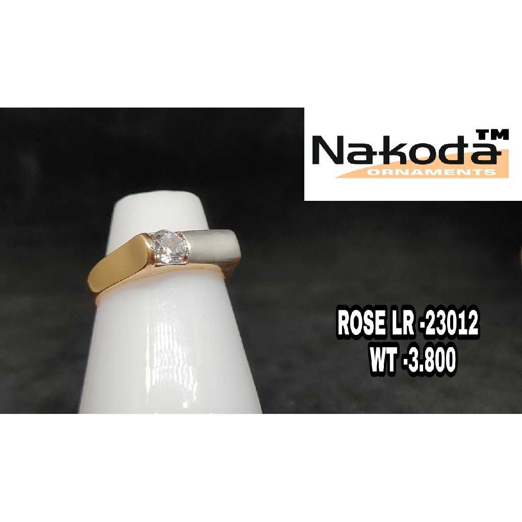 18K Ladies Rose Gold Ring
