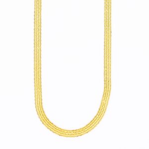 Elegant Criss Cross Gold Chain For Men