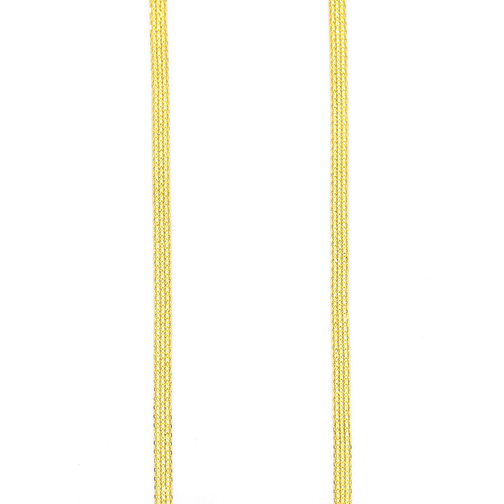 Elegant Criss Cross Gold Chain For Men