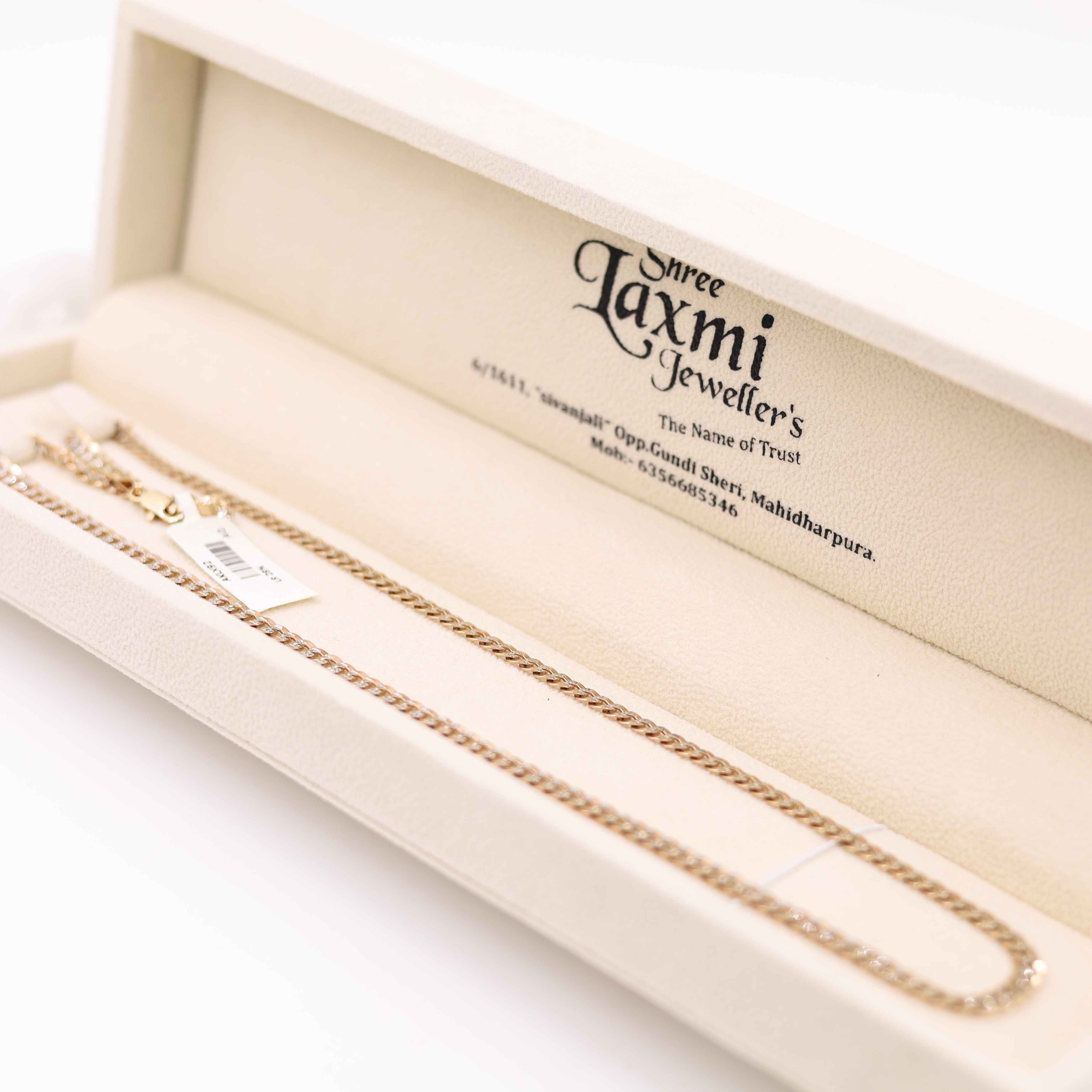 Men's Classy Modern Dual Tone Casting Gold Chain