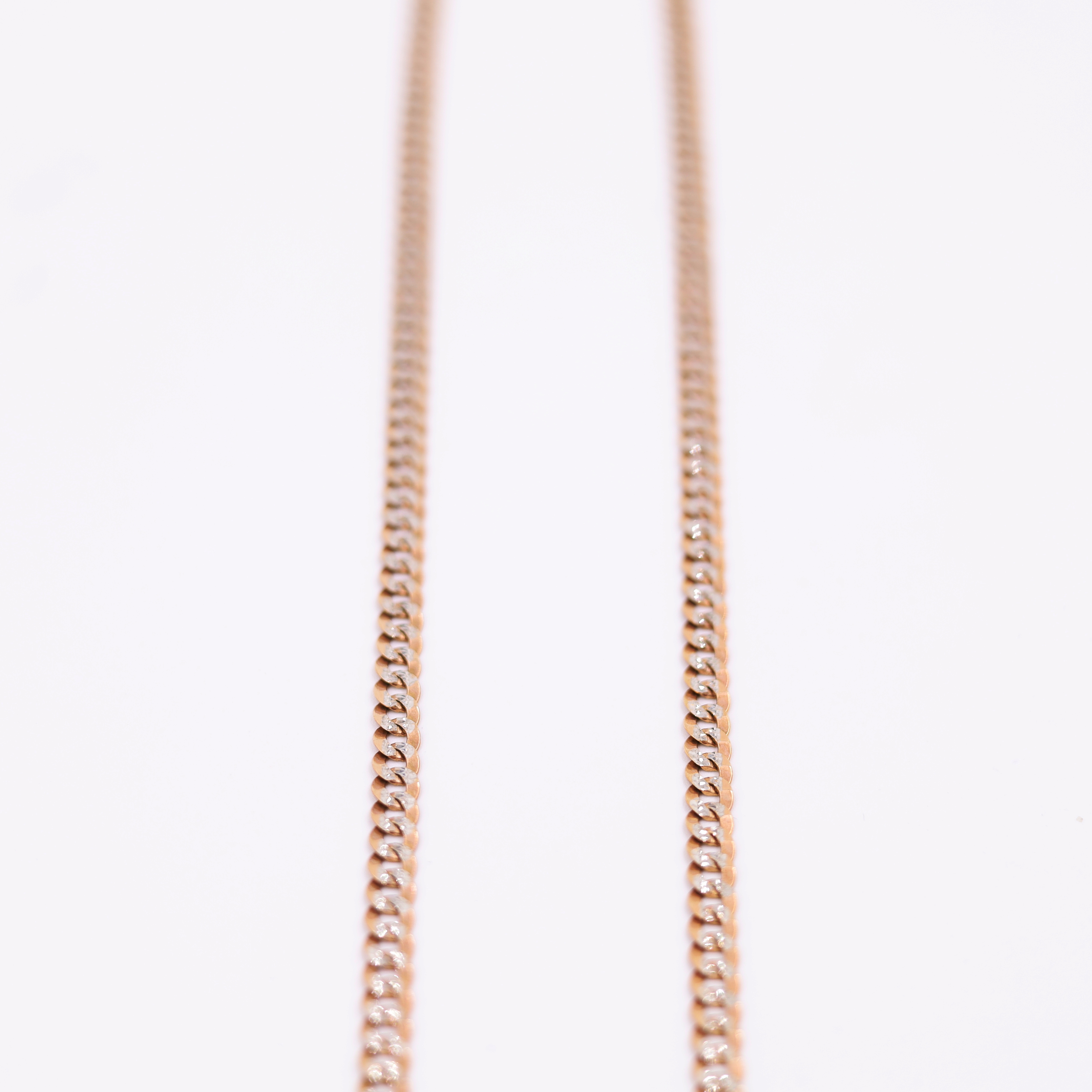 Men's Classy Modern Dual Tone Casting Gold Chain