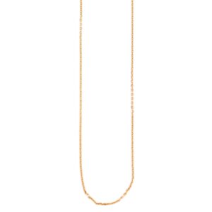 18kt rose gold link chain