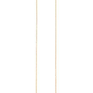 18kt rose gold link chain