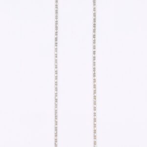 Imported link style white gold chain
