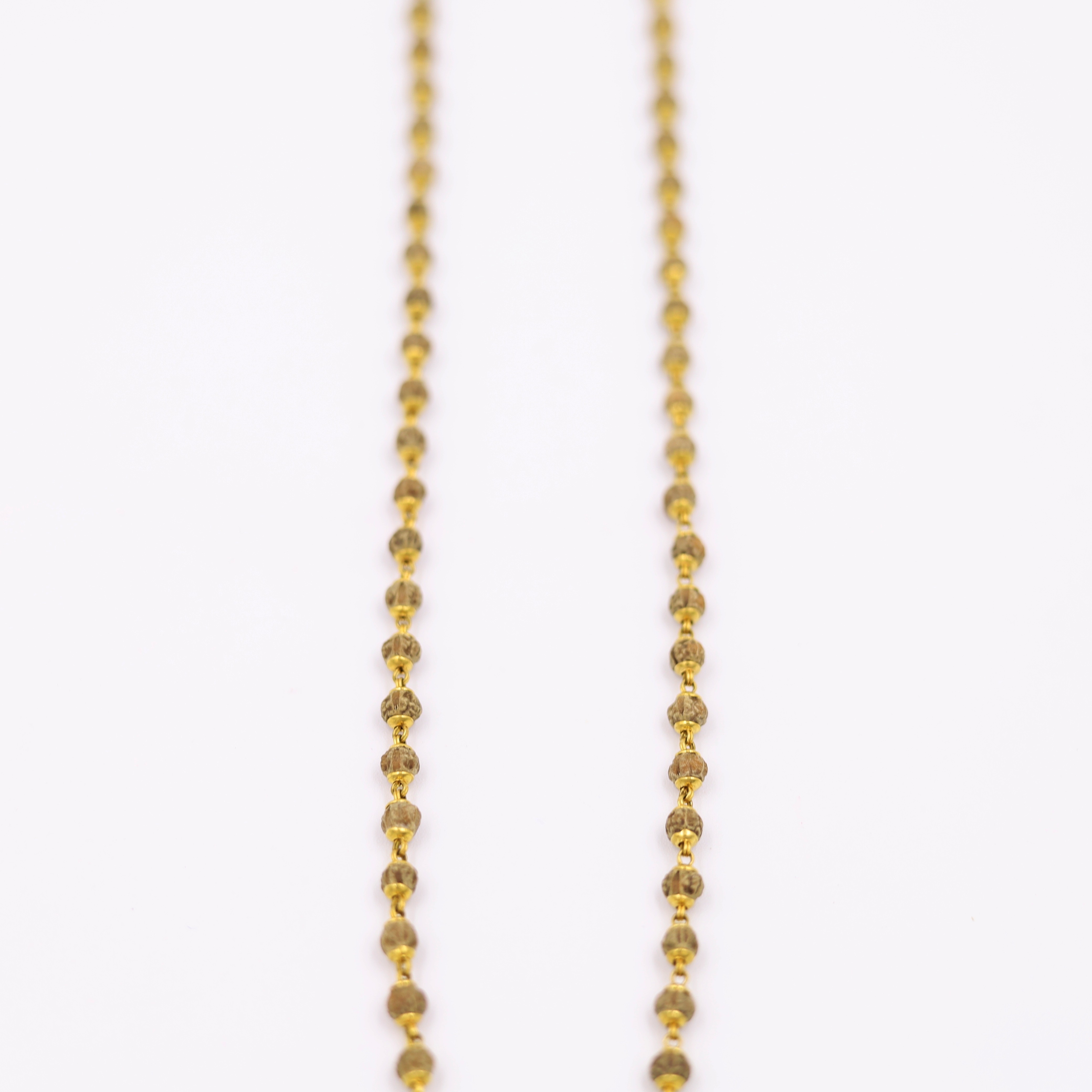 White Rudrani Mala