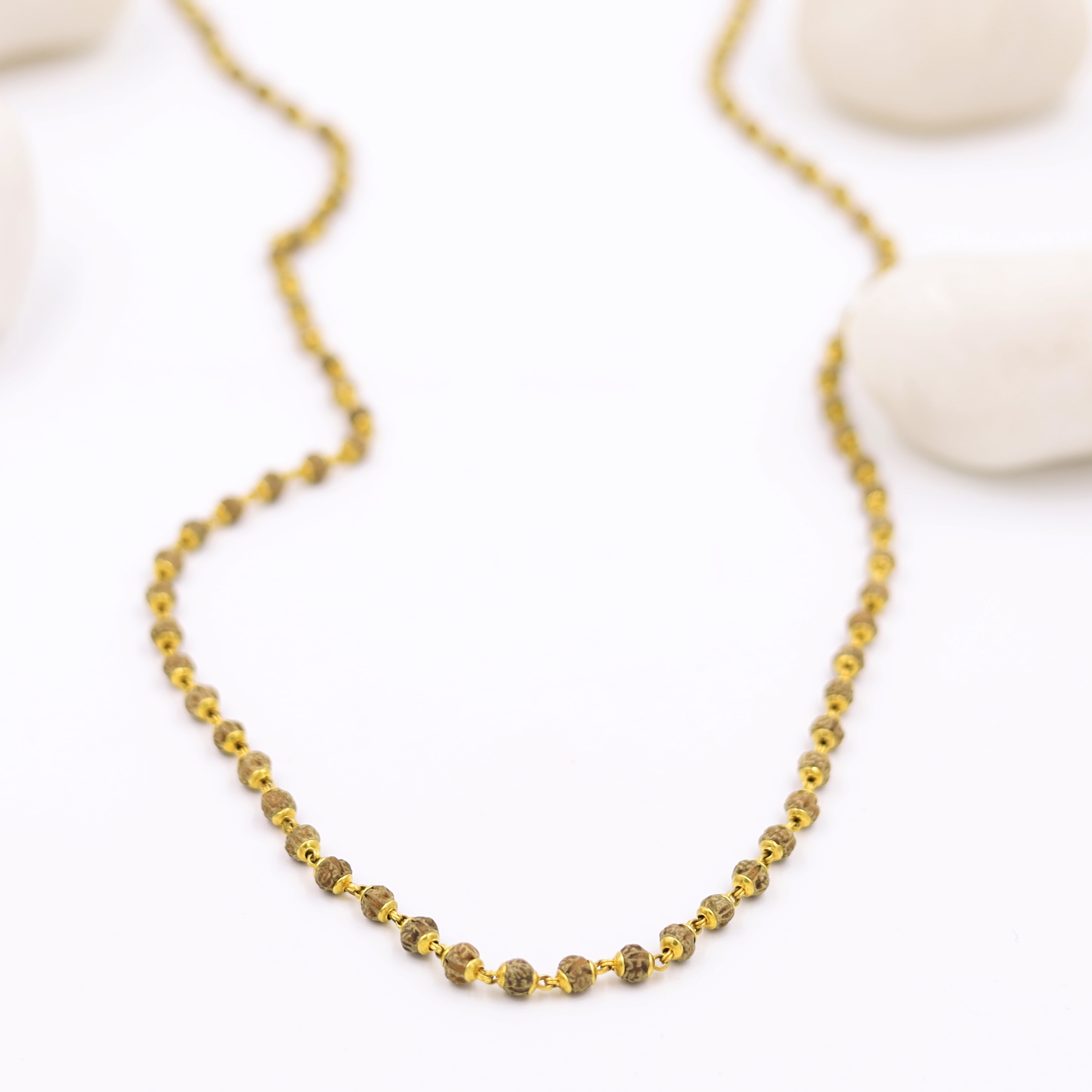 White Rudrani Mala