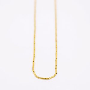 Slender Modern Yellow Gold Chain