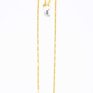 Slender Modern Yellow Gold Chain