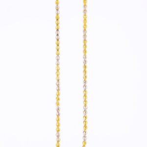 Fancy Dual Tone 22KT Chain