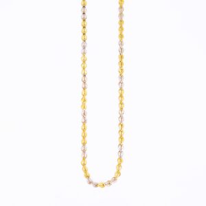 Fancy Dual Tone 22KT Chain