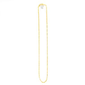 Traditional Pipe Style Stunning Gold Chain