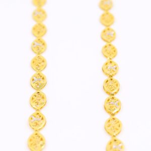 Impressive fancy hand made gold chain