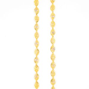 Impressive fancy hand made gold chain