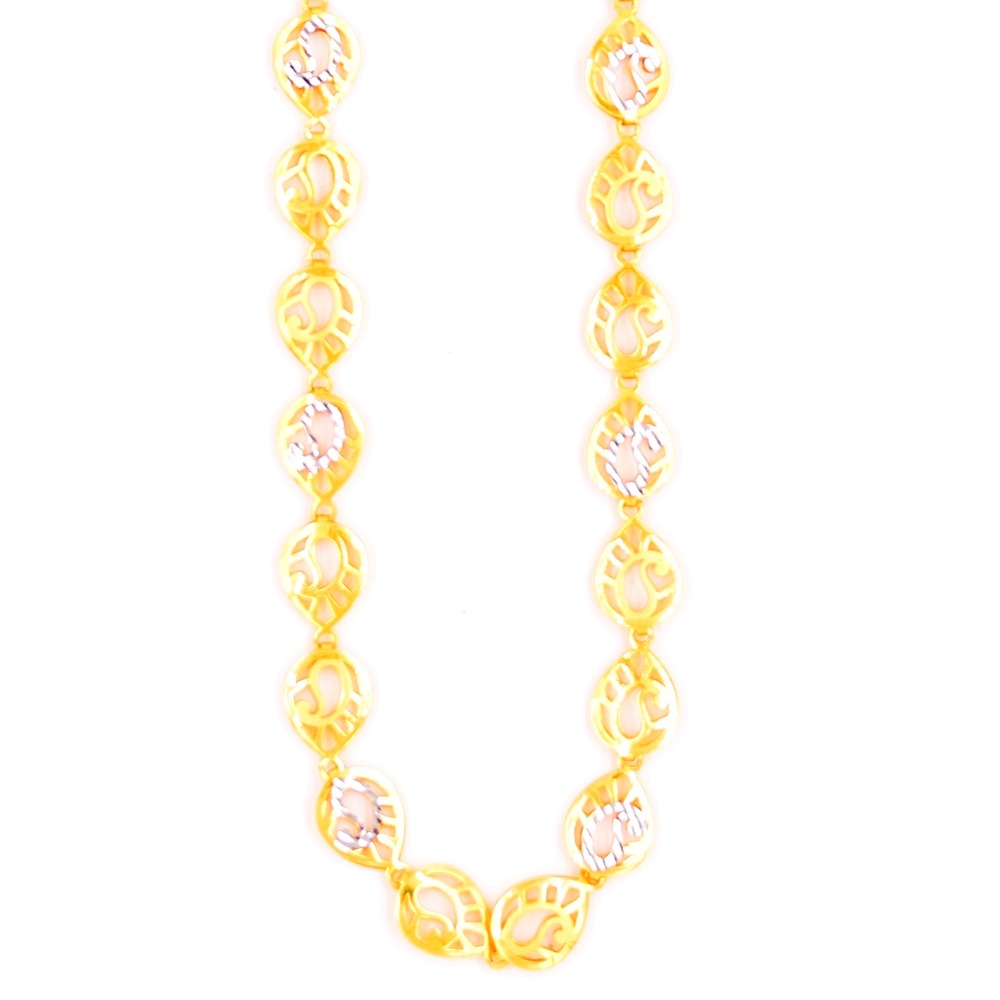 Impressive fancy hand made gold chain
