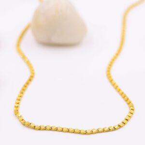 Brilliant gold link chain