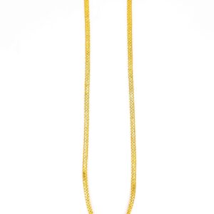 Modern classic yellow gold chain for men
