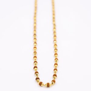 22Kt Rudraksh Gold Chain