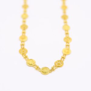 Traditional 22KT Gold Laxmi Chain