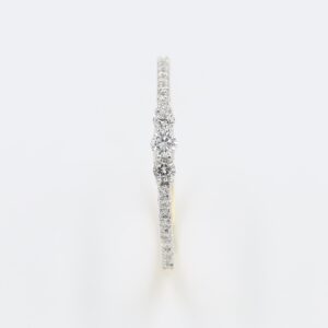 18Kt Super Dalicate Yellow Gold Natural Diamond Ring