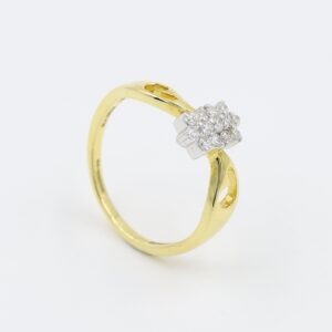 14Kt Yellow Gold Natural Diamond Fancy Ring