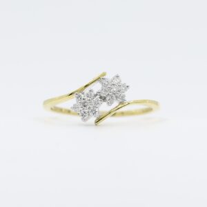 14kt Yellow Gold Natural Diamond Delicate Ring