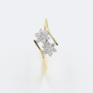 14kt Yellow Gold Natural Diamond Delicate Ring