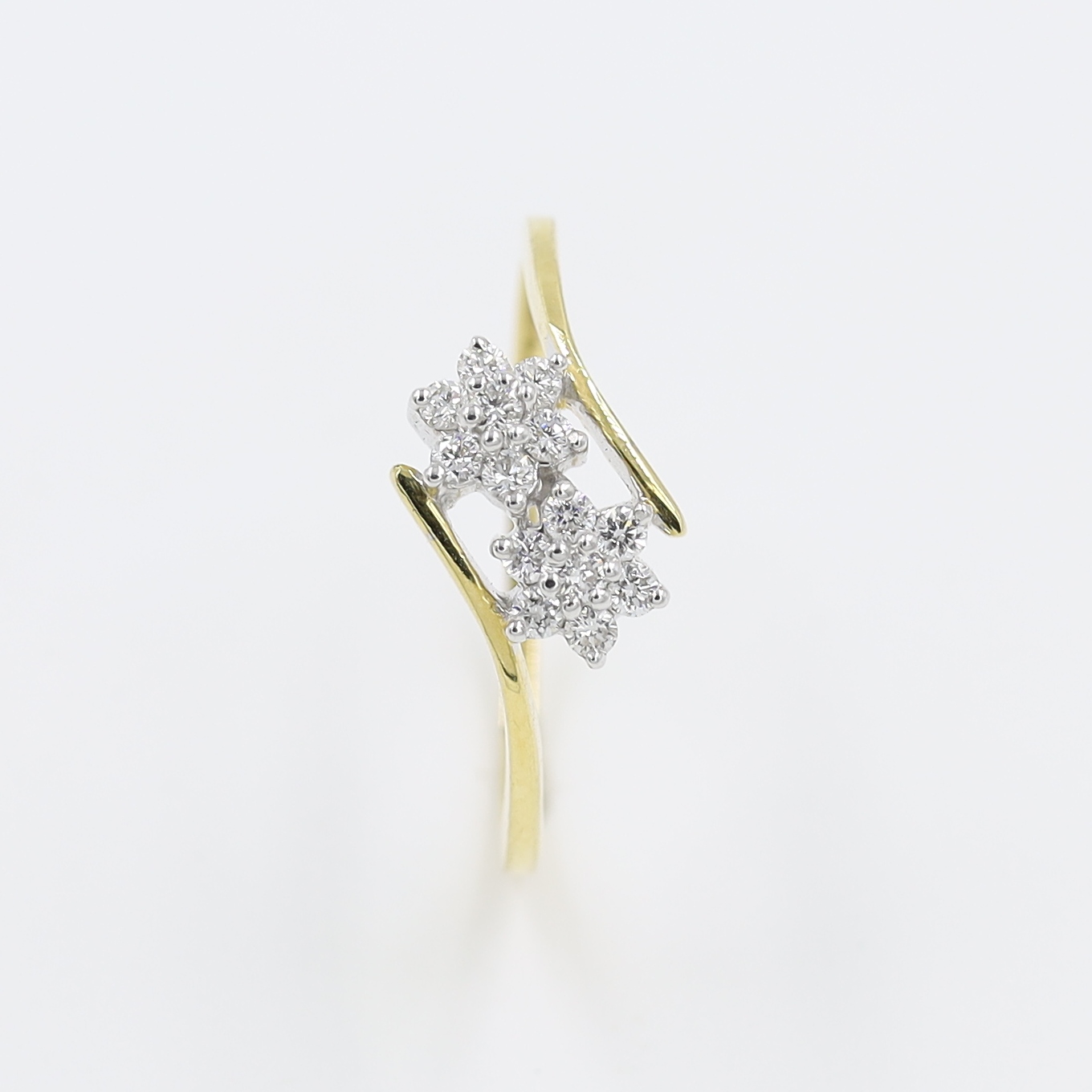 14kt Yellow Gold Natural Diamond Delicate Ring