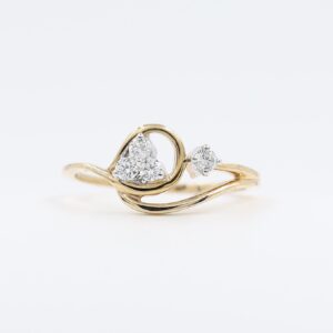14kt Fancy Rose Gold Natural Diamond Ring