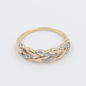 14kt Rose Gold Fancy Diamond Ring