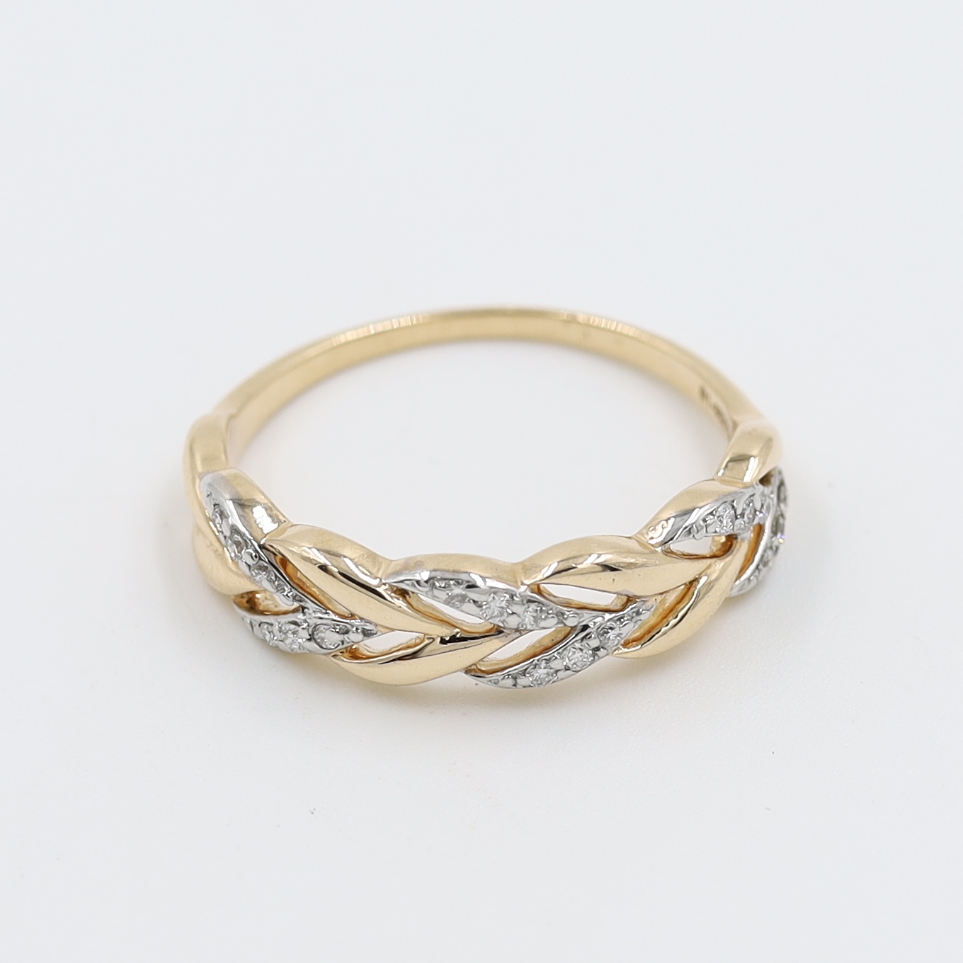 14kt Rose Gold Fancy Diamond Ring