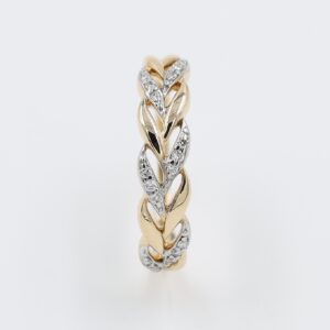 14kt Rose Gold Fancy Diamond Ring